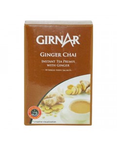 GIRNAR INSTANT PREMIX GINGER TEA 10 SACHETS 140.00 GM BOX