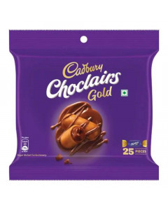 CADBURY CHOCLAIRS GOLD TOFFEE 25 UNITS 125 GM CADBURY CHOCLAIRS GOLD TOFFEE 25 UNITS 125 GM