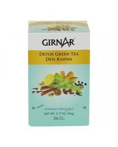 GIRNAR GREEN TEA DESI KAHWA 36 BAGS 1.00 NO BOX GIRNAR GREEN TEA DESI KAHWA 36 BAGS 1.00 NO BOX