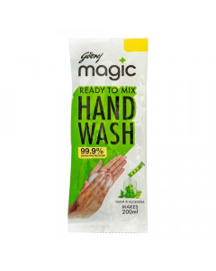 GODREJ MAGIC READY TO MIX NEEM & ALOEVERA HANDWASH 9.00 GM GODREJ MAGIC READY TO MIX NEEM & ALOEVERA HANDWASH 9.00 GM