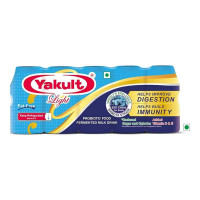 YAKULT PROBIOTIC LIGHT HEALTH DRINK 5X 65.00 ML BOTTLE
