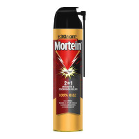 MORTEIN 2 IN 1 INSECT KILLER SPRAY 400 ML BOTTLE