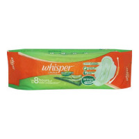 WHISPER CHOICE REGULAR COTTONY SOFT 6.00 PADS PACKET