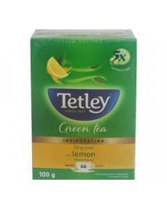 TETLEY LONG LEAF GREEN TEA LEMON FLAVOUR 100.00 GM BOX TETLEY LONG LEAF GREEN TEA LEMON FLAVOUR 100.00 GM BOX