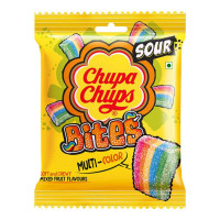 CHUPA-CHUPS SOUR BITES MIXED FRUIT CANDY 24 GM PACKET