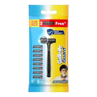 GILLETTE GUARD RAZOR+6 CARTRIDGE PACK 1.00 NO