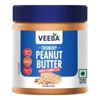 VEEBA PEANUT BUTTER CRUNCHY 340.00 GM JAR