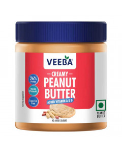 VEEBA PEANUT BUTTER CREAMY 340.00 GM JAR VEEBA PEANUT BUTTER CREAMY 340.00 GM JAR