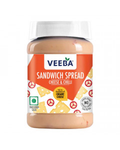 VEEBA CHEESE & CHILLI SANDWICH SPREAD 250 GM JAR VEEBA CHEESE & CHILLI SANDWICH SPREAD 250 GM JAR