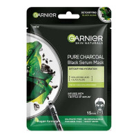 GARNIER PURE CHARCOAL BLACK SERUM MASK 28.00 GM