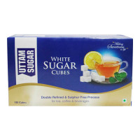 UTTAM SUGAR WHITE SUGAR CUBES 135 CUBES 500.00 GM