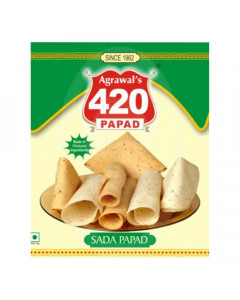 AGRAWAL 420 SADA PAPAD 200.00 GM PACKET
