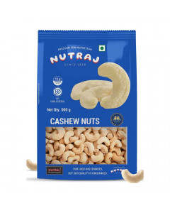 NUTRAJ WHOLE CASHEW NUTS 500.00 GM NUTRAJ WHOLE CASHEW NUTS 500.00 GM