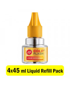 GOOD KNIGHT GOLD FLASH 4X 45 ML REFILL PACK 1.00 NO GOOD KNIGHT GOLD FLASH 4X 45 ML REFILL PACK 1.00 NO