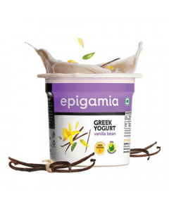 EPIGAMIA GREEK YOGURT VANILLA BEAN 85 GM EPIGAMIA GREEK YOGURT VANILLA BEAN 85 GM