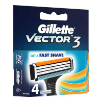 GILLETTE VECTOR3 CARTRIDGES PACK 4.00 NO PIECE