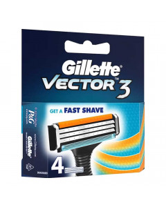GILLETTE VECTOR3 CARTRIDGES PACK 4.00 NO PIECE GILLETTE VECTOR3 CARTRIDGES PACK 4.00 NO PIECE
