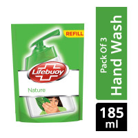 LIFEBUOY NATURE HANDWASH 3X 185.00 ML