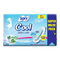 SOFY COOL SANITARY PADS XL 54.00 PCS