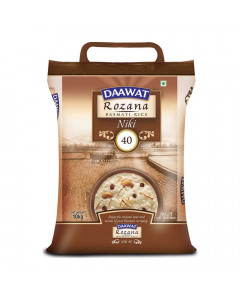 DAAWAT ROZANA NIKI 40 BASMATI RICE 10.00 KG BAG