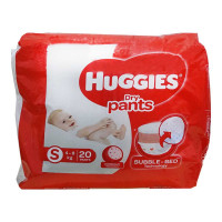 HUGGIES DRY PANTS SMALL 20 PCS 20.00 PCS