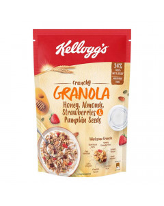 KELLOGGS GRANOLA HONEY ALMONDS STRAWBERRIES & PUMPKIN SEEDS 450.00 GM KELLOGGS GRANOLA HONEY ALMONDS STRAWBERRIES & PUMPKIN SEEDS 450.00 GM