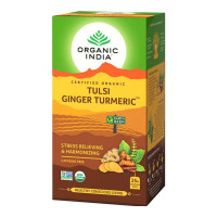 ORGANIC INDIA TULSI GINGER TURMERIC TEA 25 BAGS 1 NO