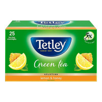 TETLEY LEMON & HONEY GREEN TEA 25 BAG 1 NO