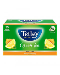 TETLEY LEMON & HONEY GREEN TEA 25 BAG 1 NO TETLEY LEMON & HONEY GREEN TEA 25 BAG 1 NO