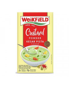 WEIKFIELD CUSTARD POWDER KESAR PISTA 75.00 GM WEIKFIELD CUSTARD POWDER KESAR PISTA 75.00 GM