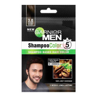 GARNIER MEN SHAMPOO COLOR 3.0 BROWN BLACK 10 ML+ 10.00 ML