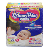 MAMY POKO PANTS EXTRA ABSORB DIAPER NB 1-5 KG 99 PCS