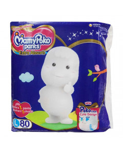 MAMY POKO PANTS EXTRA ABSORB DIAPER LARGE 9-14 KG 80 PCS MAMY POKO PANTS EXTRA ABSORB DIAPER LARGE 9-14 KG 80 PCS