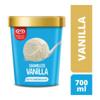 KWALITY WALLS THE DAIRY FACTORY VANILLA ICE CREAM TUB 700.00 ML