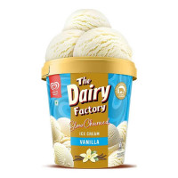KWALITY WALLS THE DAIRY FACTORY VANILLA ICE CREAM TUB 700.00 ML