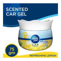 AMBI PUR REFRESHING LEMON CAR FRESHENER GEL 75.00 GM