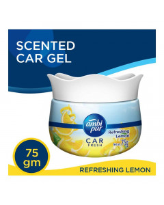 AMBI PUR REFRESHING LEMON CAR FRESHENER GEL 75.00 GM AMBI PUR REFRESHING LEMON CAR FRESHENER GEL 75.00 GM