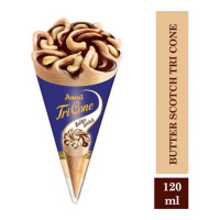 AMUL TRICONE BUTTERCOTCH ICE CREAM 120.00 ML