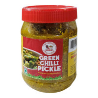 ONDOOR GREEN CHILLI PICKLE 500 GM JAR