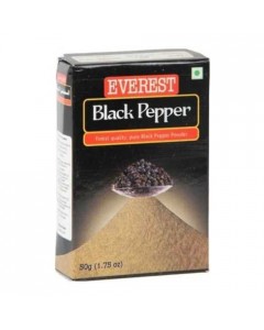 EVEREST BLACK PEPPER POWDER 50.00 GM BOX