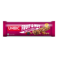 UNIBIC FRUIT & NUT REAL CRANBERRIES & ALMONDS SNACK BAR 30.00 GM