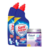 SANI FRESH TOILET CLEANER 2X 500.00 ML BOTTLE