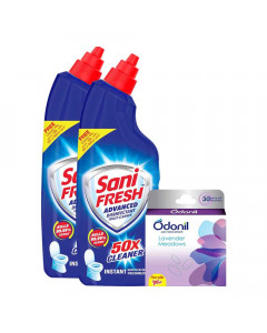 SANI FRESH TOILET CLEANER 2X 500.00 ML BOTTLE