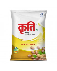 KRITI GROUNDNUT OIL 900 ML PACKET KRITI GROUNDNUT OIL 900 ML PACKET