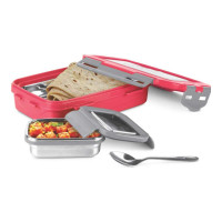 MILTON STEELY SUPER DELUXE LUNCH BOX SMALL 1.00 NO