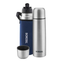 BOROSIL SS THERMO FLASK WATER BOTTLE 1 LTR 1.00 NO
