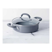 MEYER ANZEN CERAMIC COATED FRYPAN 24 CM WITH GLASS LID 1.00 PCS