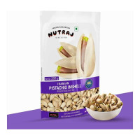 NUTRAJ IRANIAN ROASTED & SALTED INSHELL PISTACHIO 200.00 GM