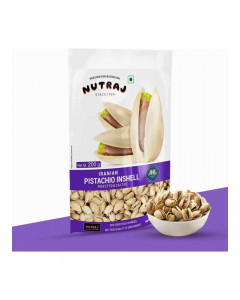 NUTRAJ IRANIAN ROASTED & SALTED INSHELL PISTACHIO 200.00 GM