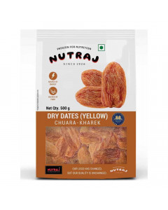 NUTRAJ DRY DATES YELLOW 500.00 GM